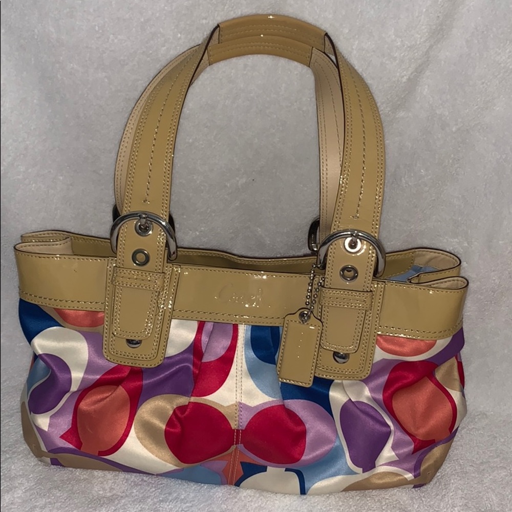 COACH Multicolor Print Tote
